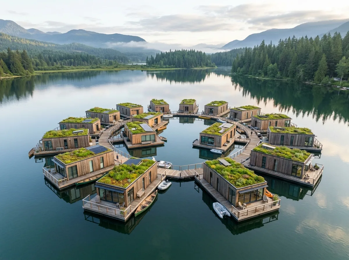 水上浮居：模块化生态住宅