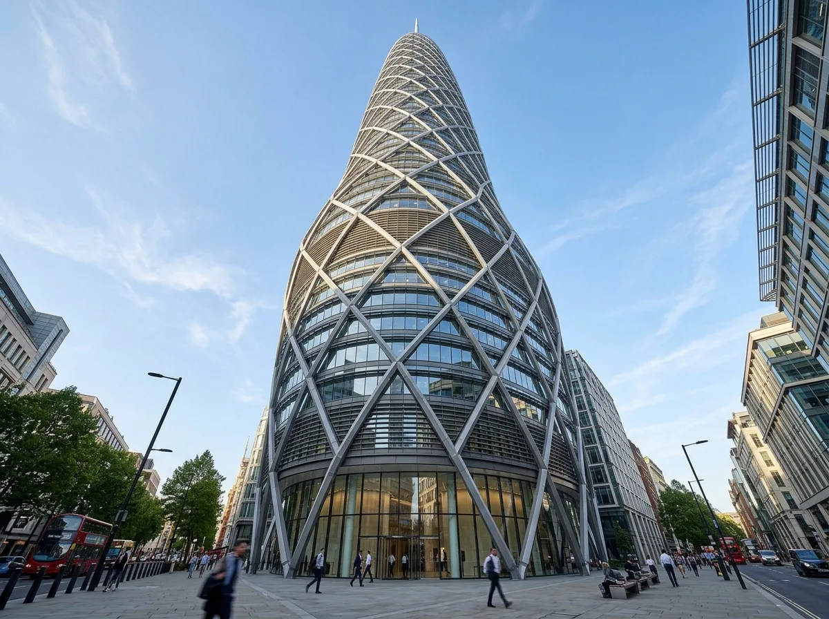 Aerodynamic Tower: Form Determined by Wind Tunnel Analysis