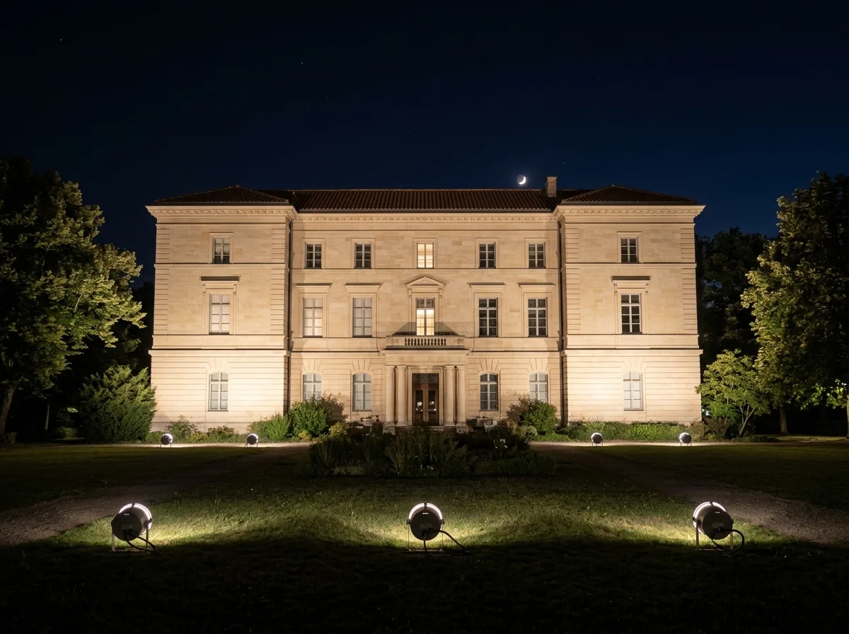 Flood lighting: The old-fashioned way of uniformly illuminating an entire wall