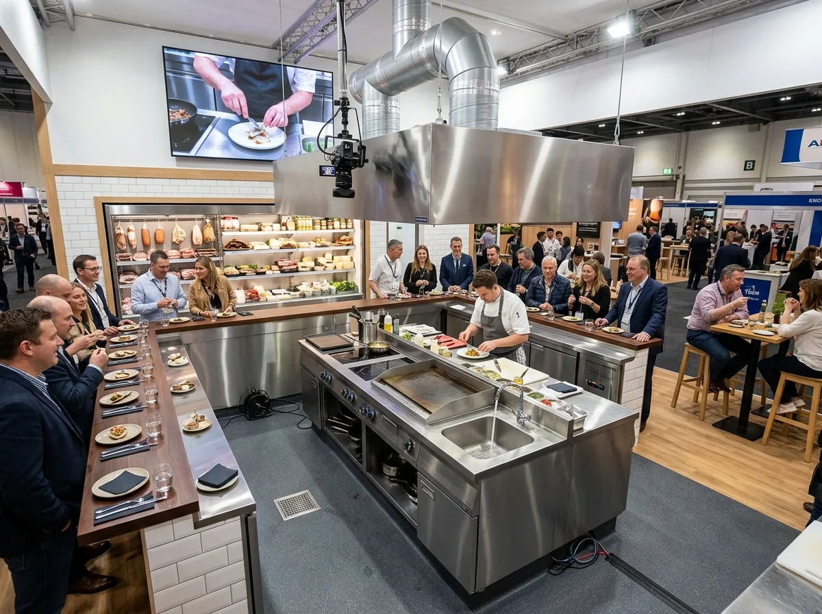 Food Exhibition・Open Kitchen Demonstration: A Stage for Live Cooking