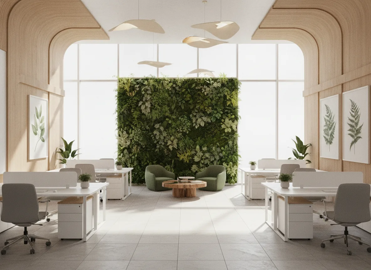 Serene Coexisting Office