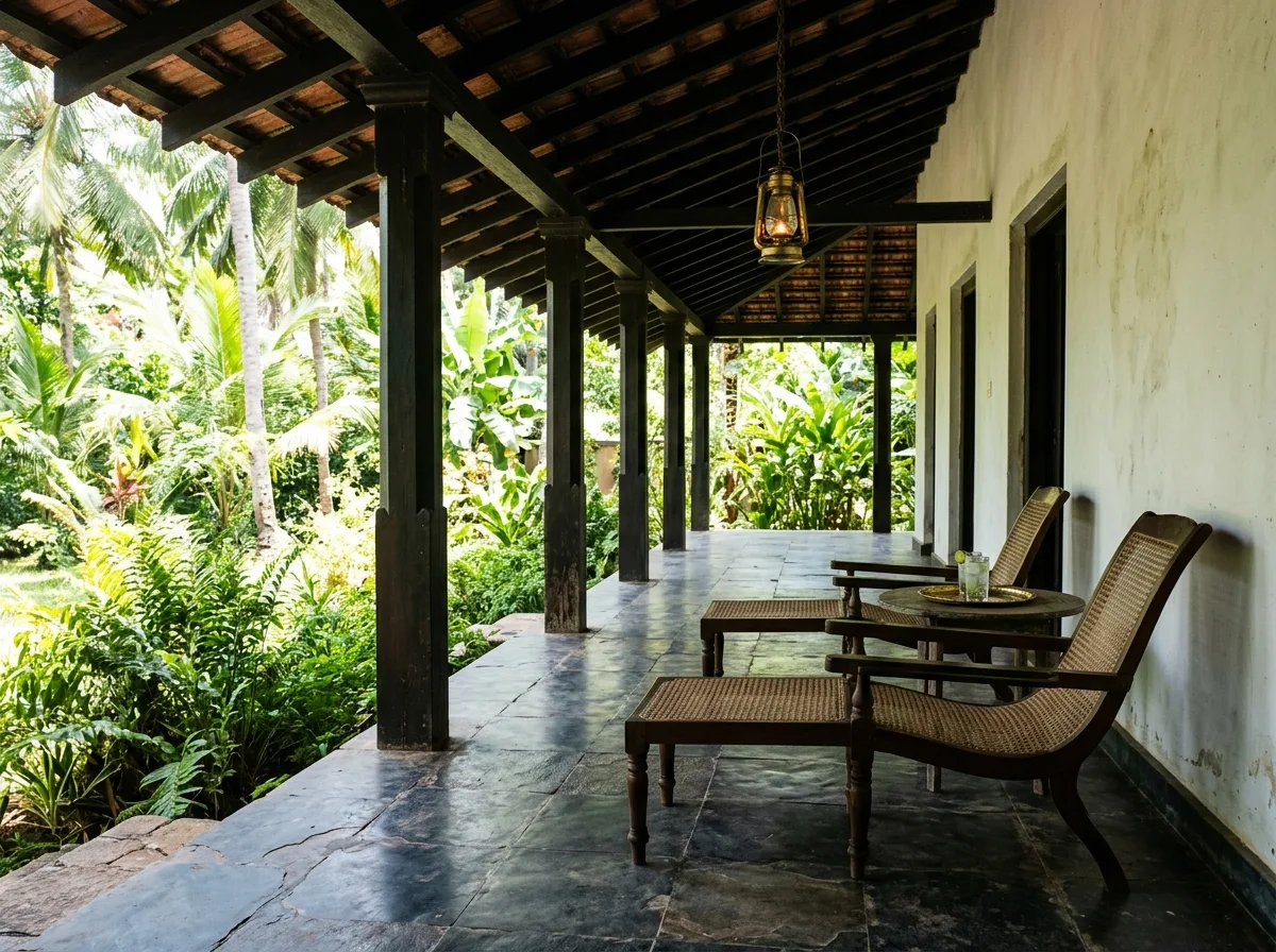 British Colonial Style • Deep Veranda: The Semi-Outdoor Room