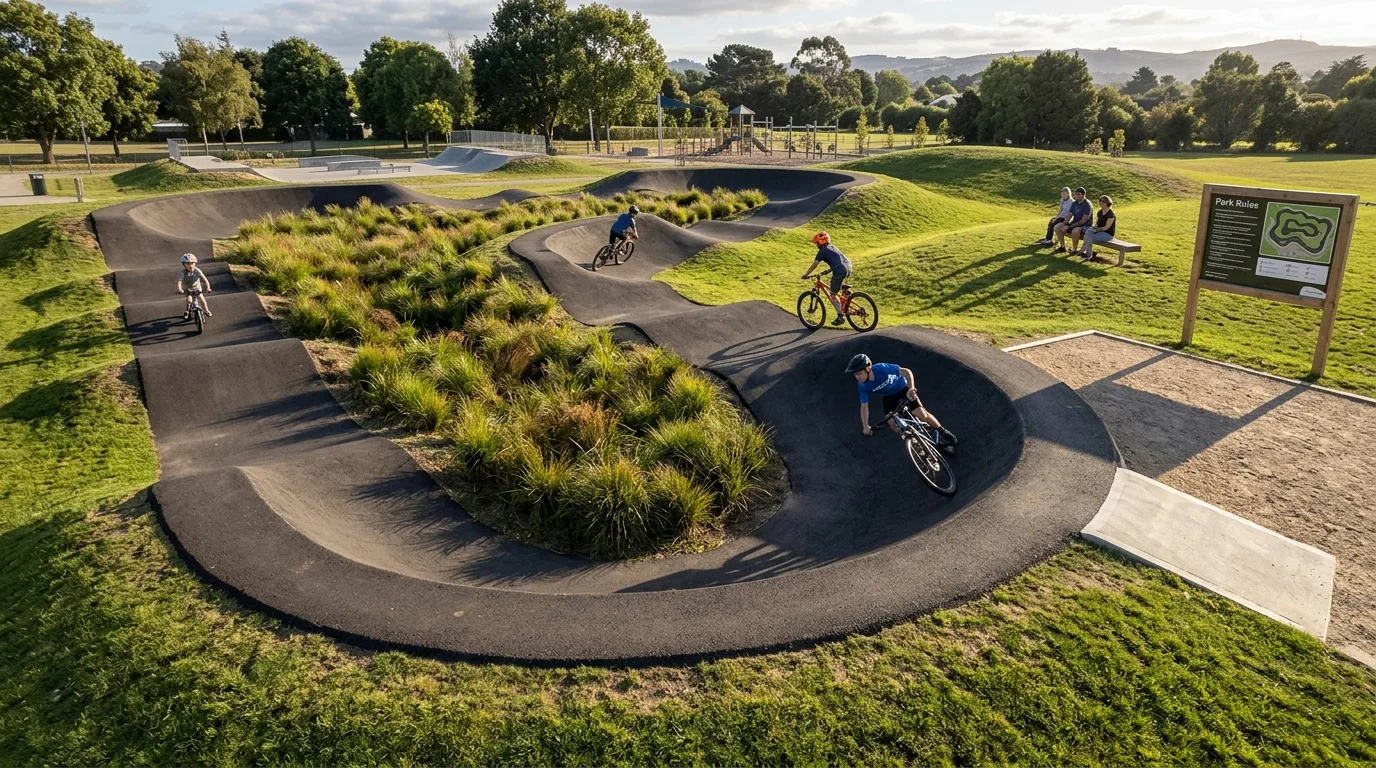 Wave Drive: A Continuously Undulating Bicycle Practice Course