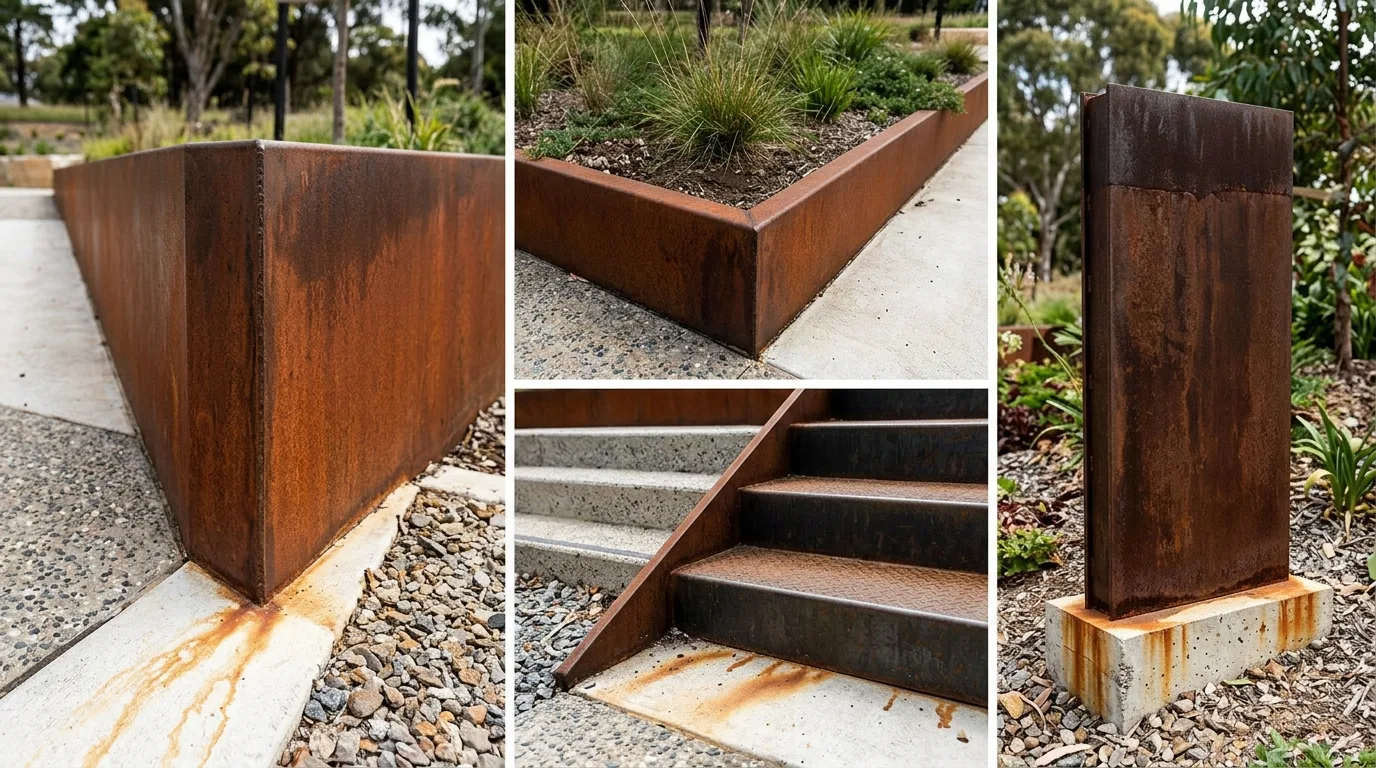 Weathering steel: Letting it change color on its own