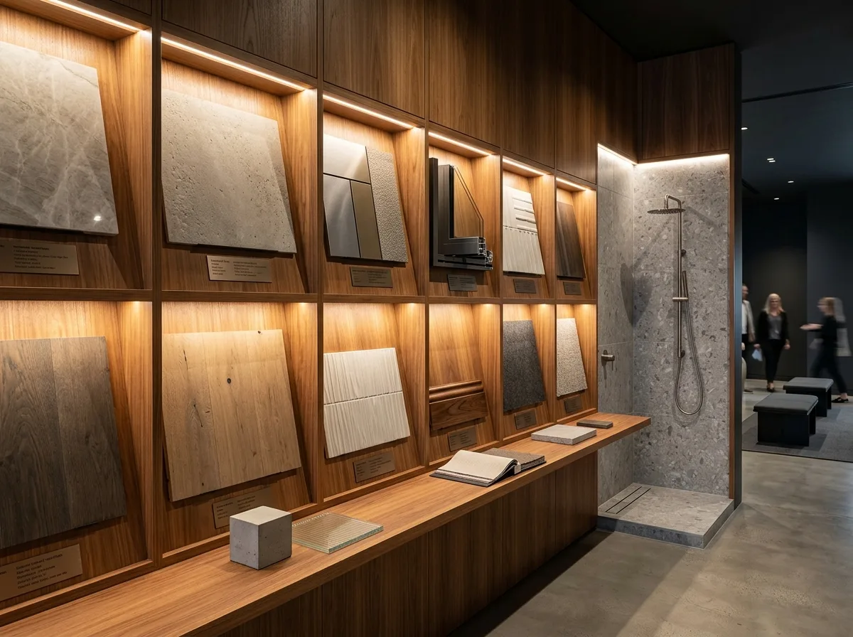 Material Display Wall: Transforming Specifications into Textured Displays
