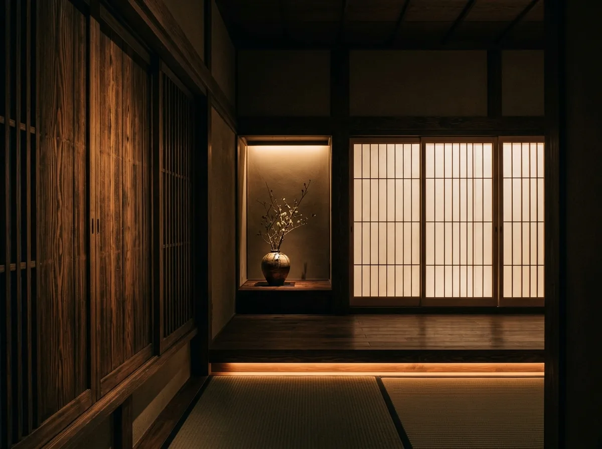 Luminaires Absent: Light emanates from the structure
