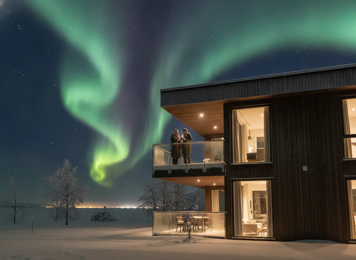 Warmth on a Winter Balcony