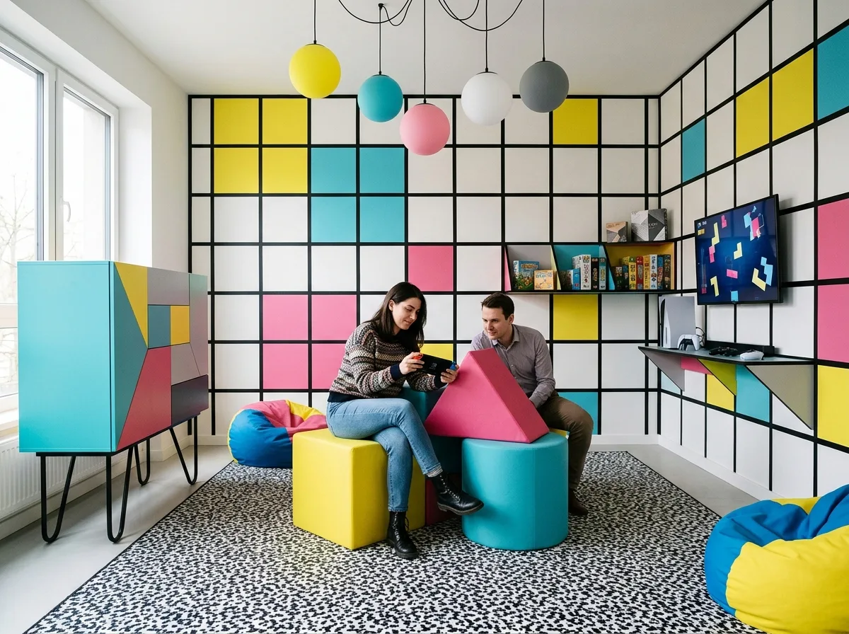 Postmodern Playroom: A Paradise of Shapes and Colors