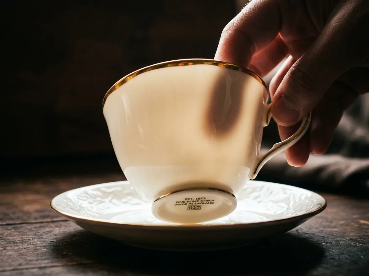 骨瓷：对着光看得见手指