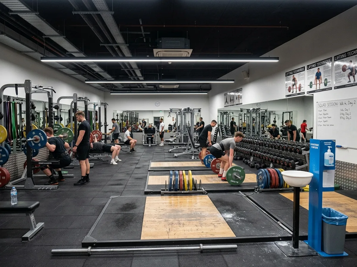 Weight Training Room: Equipment Zoning & Floor Load Capacity