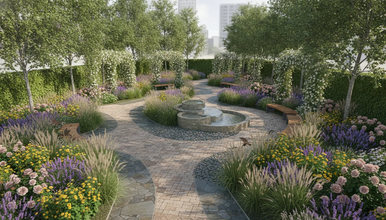 Urban Serenity Garden: Soundscape and Tactile Interplay