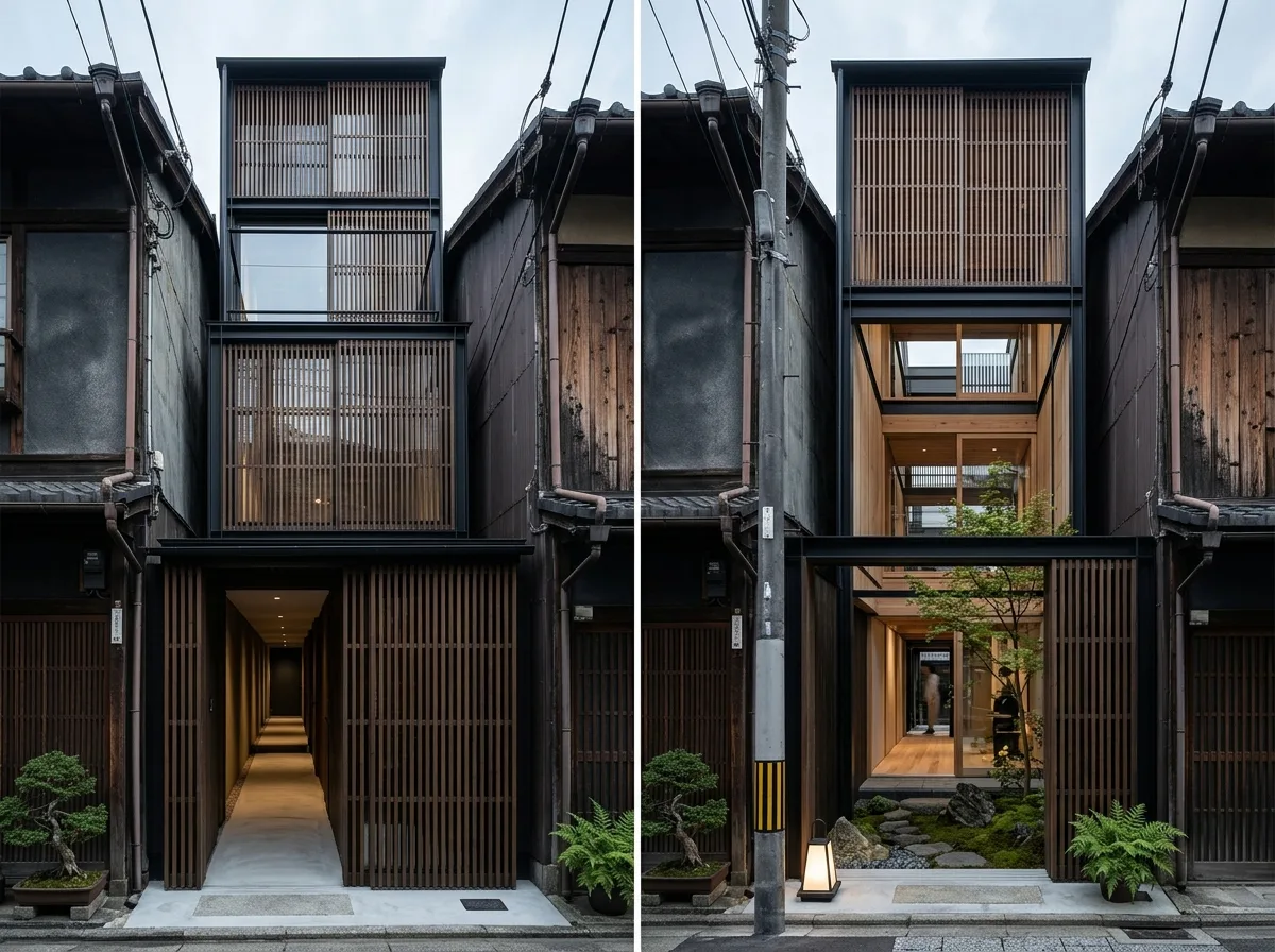 Contemporary Machiya: Reinterpreting High-Density Townhouses