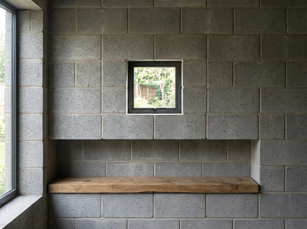 Concrete Block Details: Modular Construction and Rough Surfaces