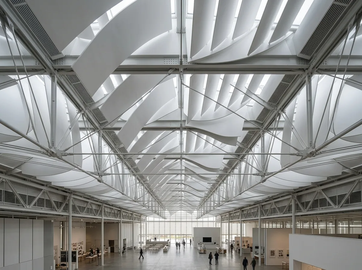The Roof as a Light Machine: Indirect Illumination from Layered Petals