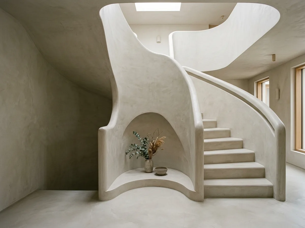 Sculptural Staircases: A Continuous Curved Surface
