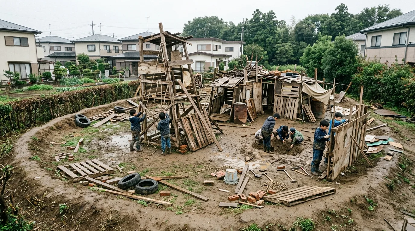 索伦森｜废材游戏场：第一座让孩子自己盖的场地