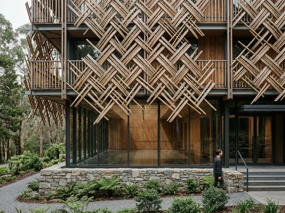 Weaving Materials: A Layered Skin Composed of Multiple Natural Materials