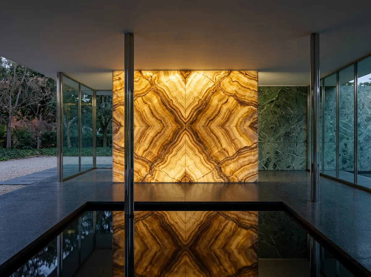 Onyx and Marble Screens: Where Material Itself is Decoration