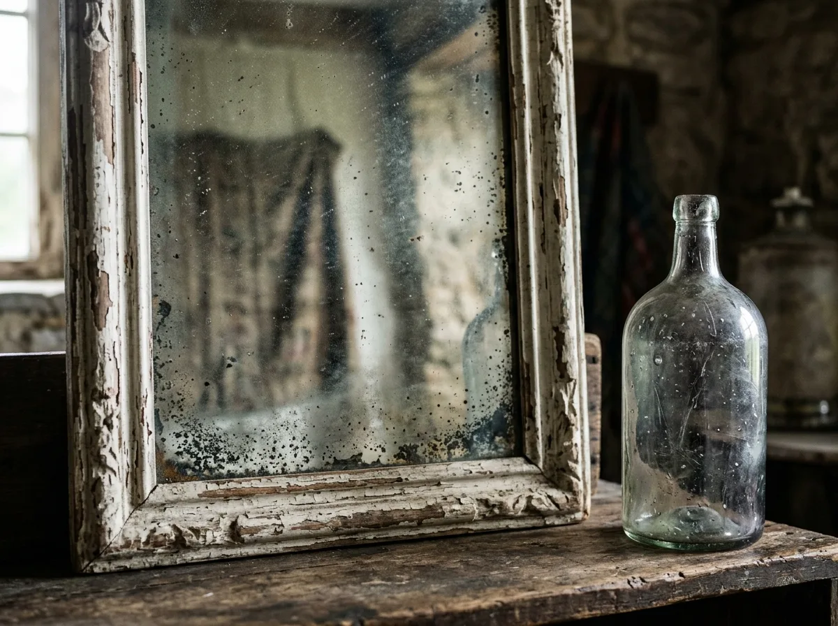 Old Mirrors: The Mirror Surface Looks Good When It's Tarnished