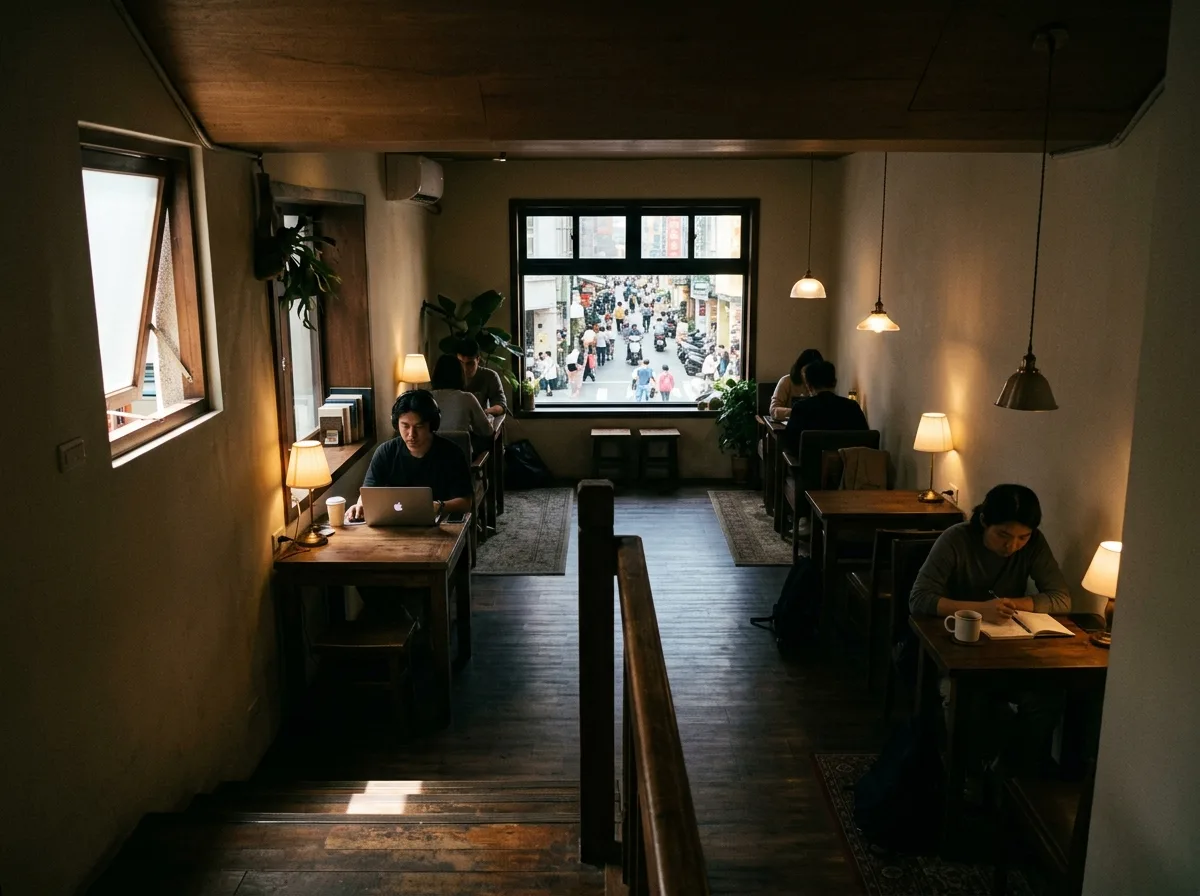 Second Floor of a Coffee Shop: A Different Experience Upstairs