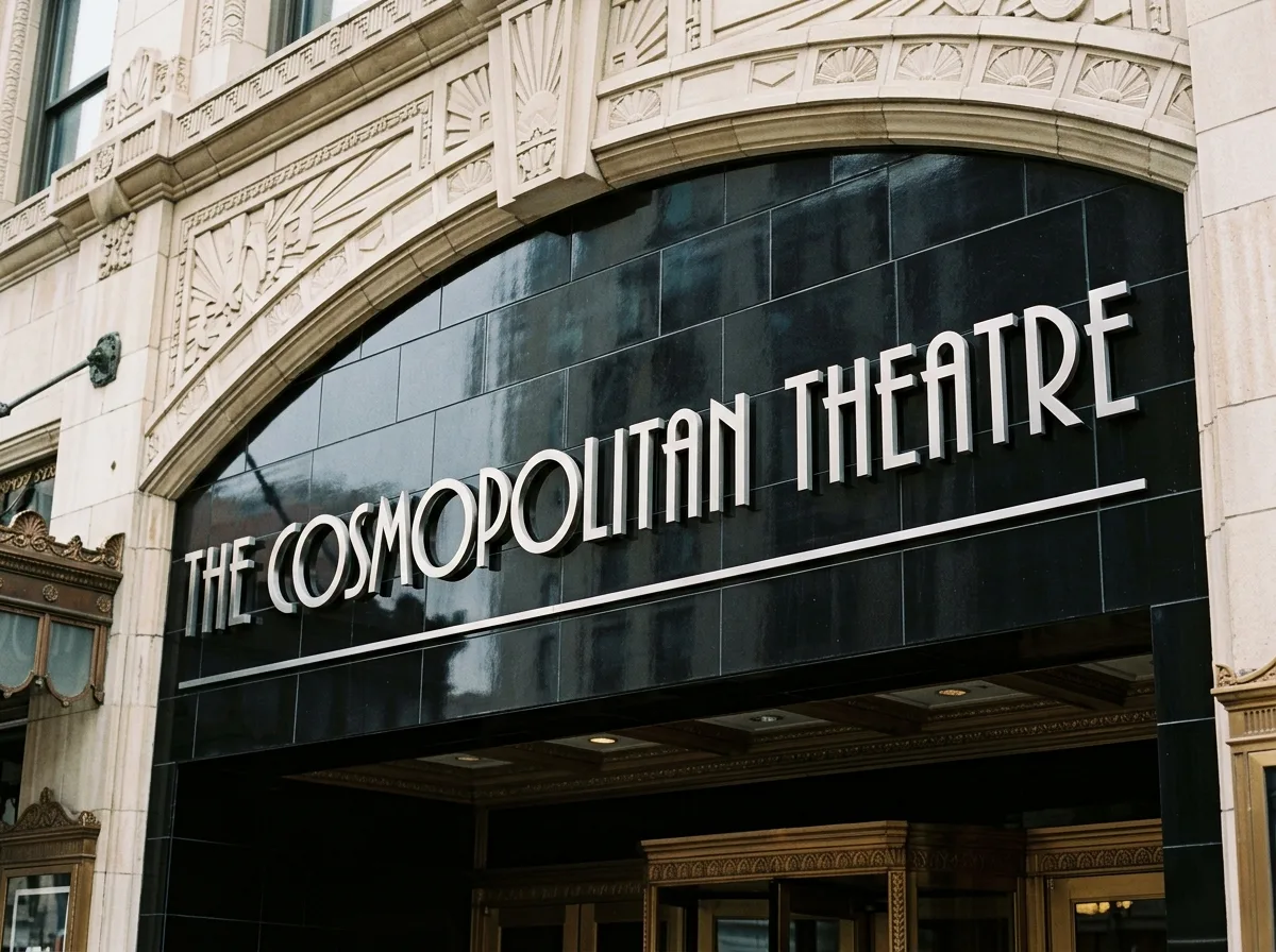 Typography: Geometric Shop and Building Names
