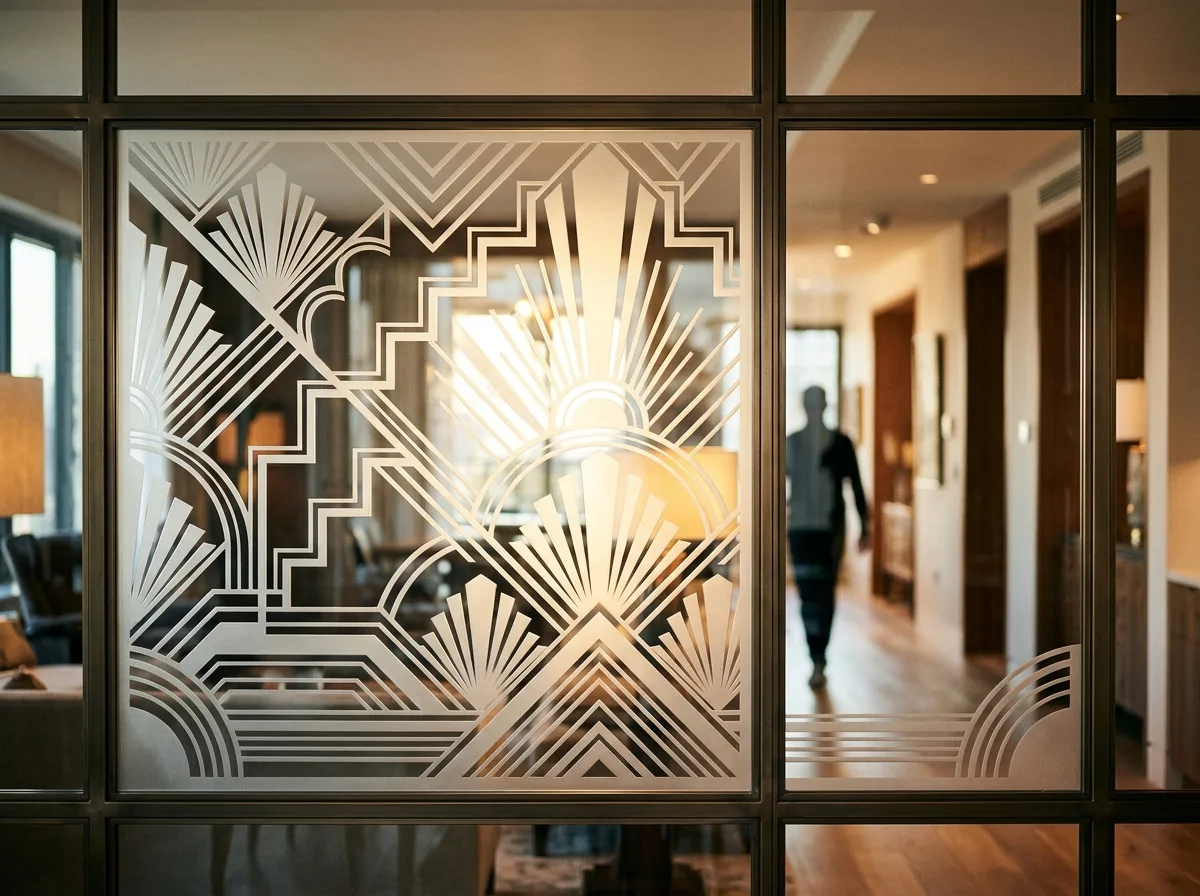 Etched and Sandblasted Glass: Patterns on glass