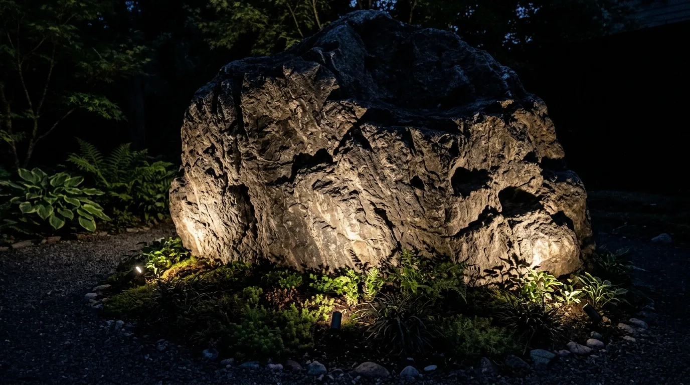 Rocks and ground cover: texture grazing close to the ground