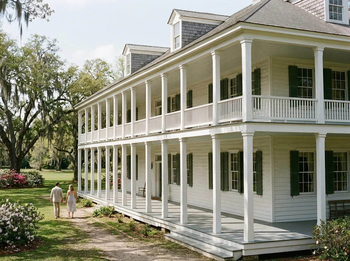 Difference from Neoclassicism: Columns for Sun Protection