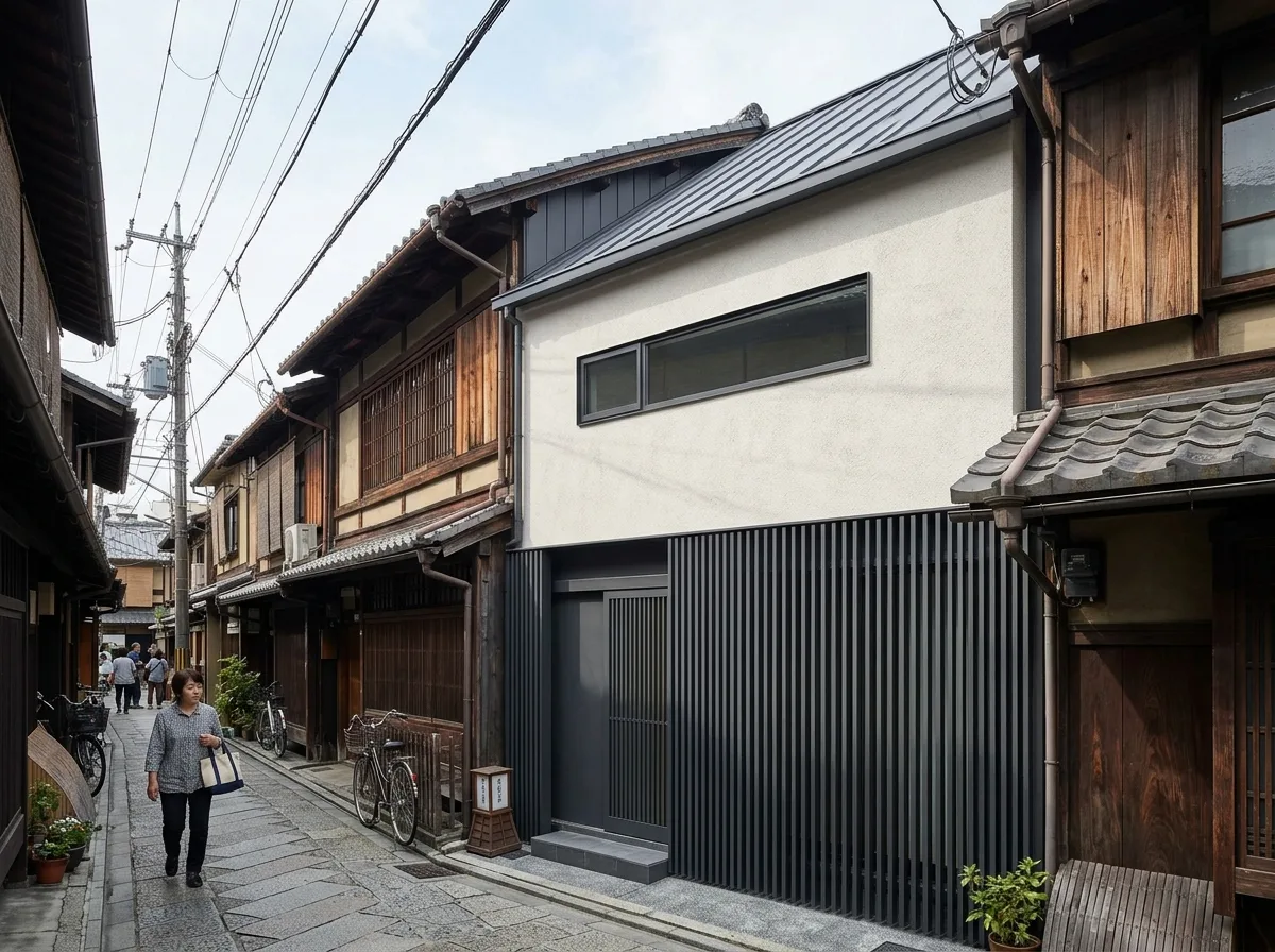 Contemporary Machiya: Same Proportions, Modern Materials