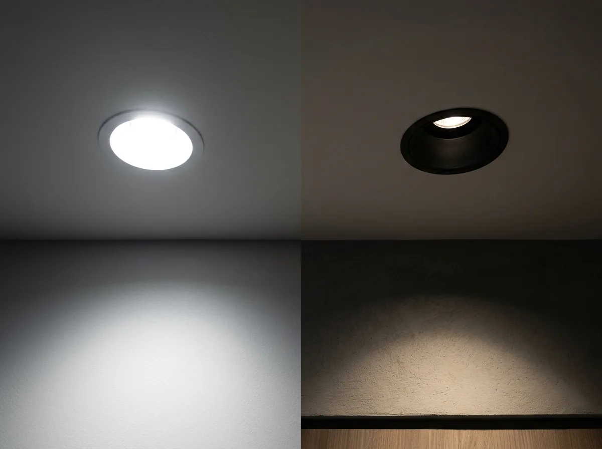 防眩深度：看不见发光体本身