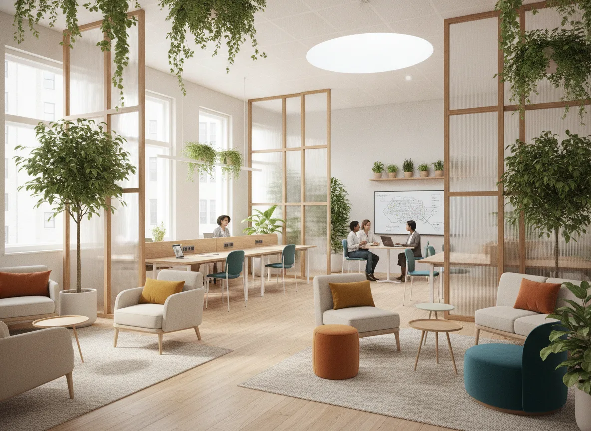 Rebirth of an Old Office: A Flexible and Inclusive Eco-Workshop