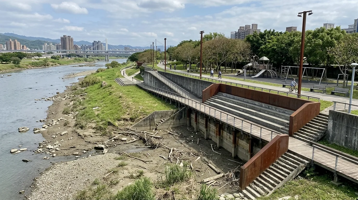Floodable Park: Designed to Flood a Few Times a Year
