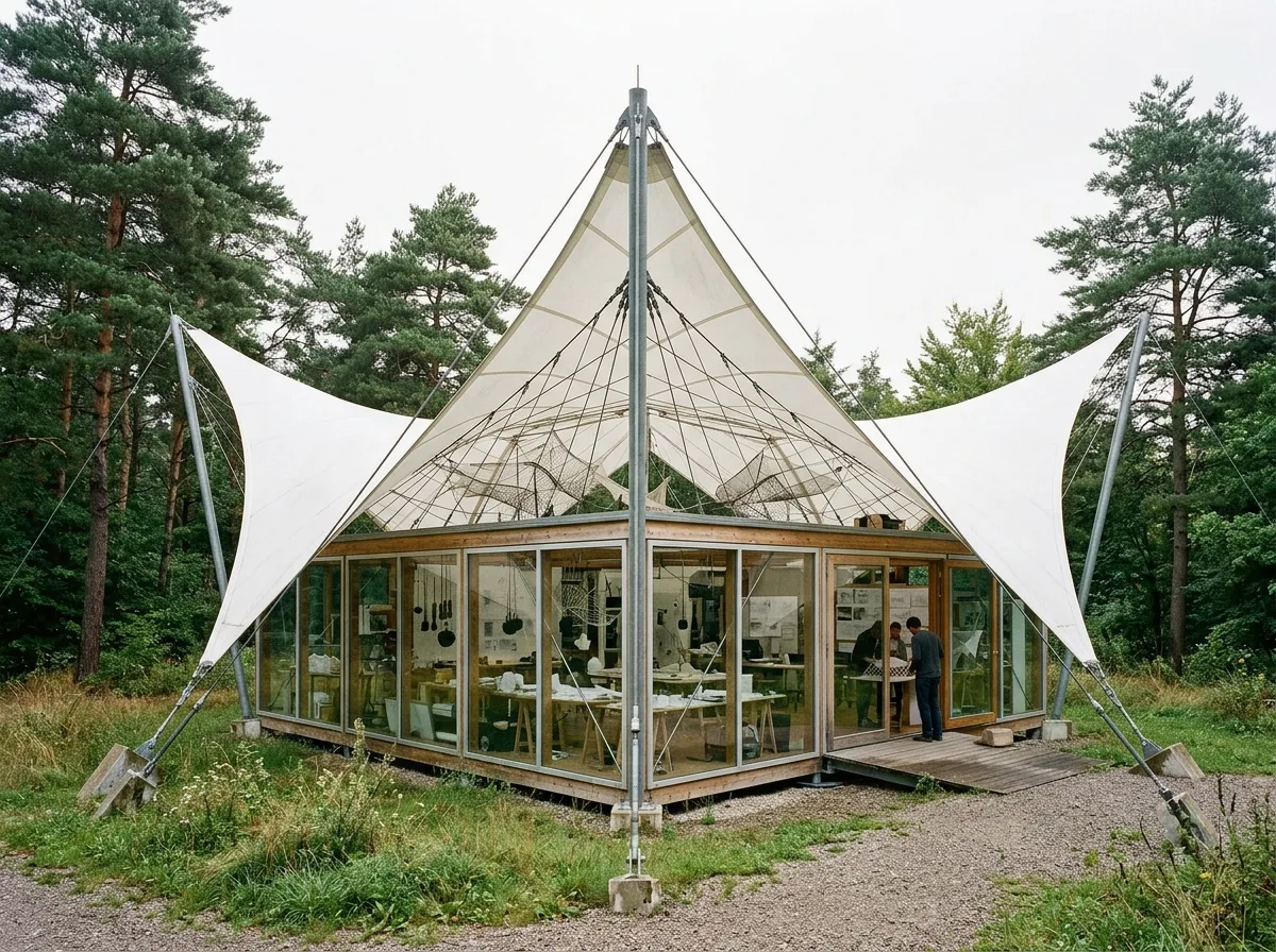 The Institute Itself is an Experiment: Small-Scale Tension Roofs