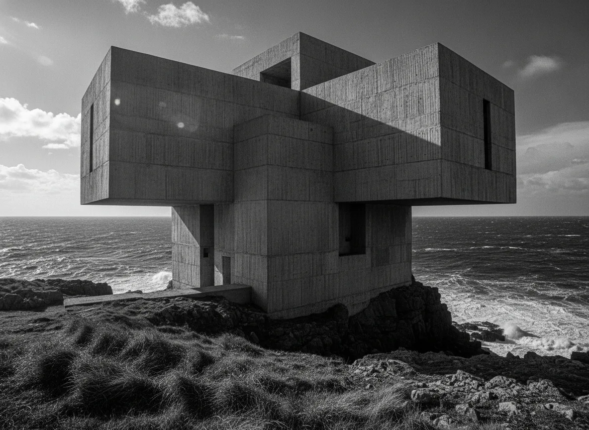Natural Light and Shadow in Brutalism