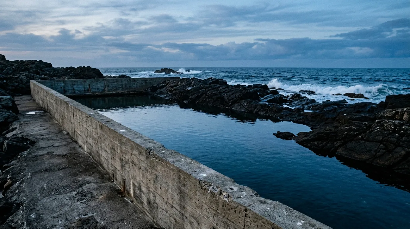 Cesar | Intertidal Pool: Concrete Walls and the Sea Share Equally