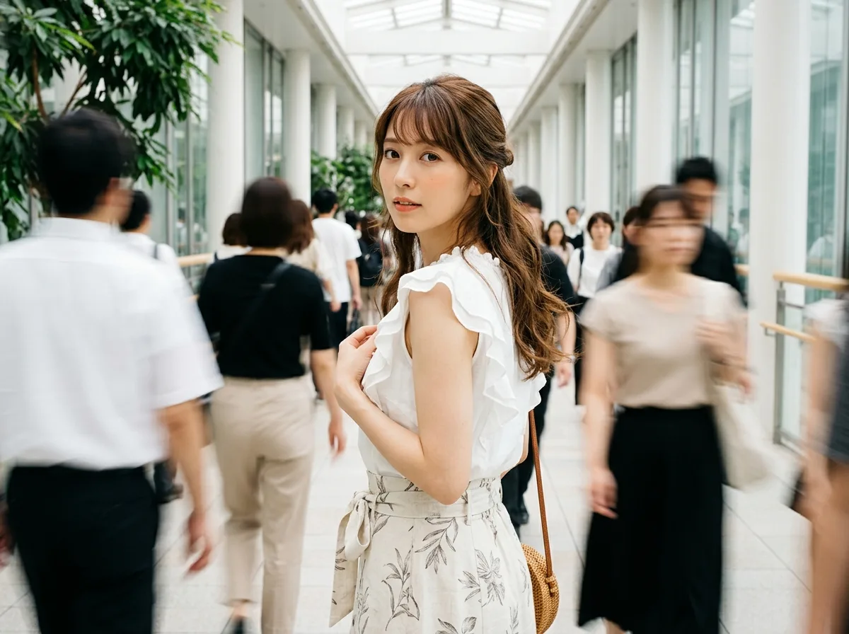 白昼人浪中的回眸