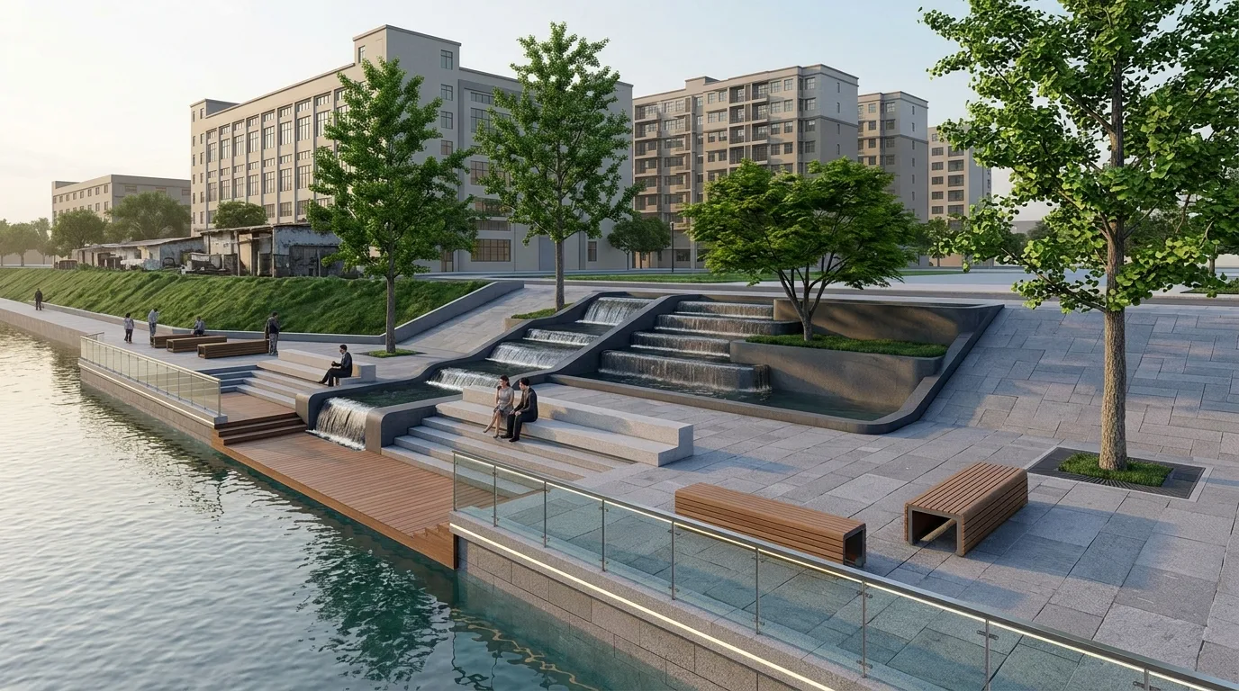 Transforming a Disused Park into a Waterfront Recreation Area