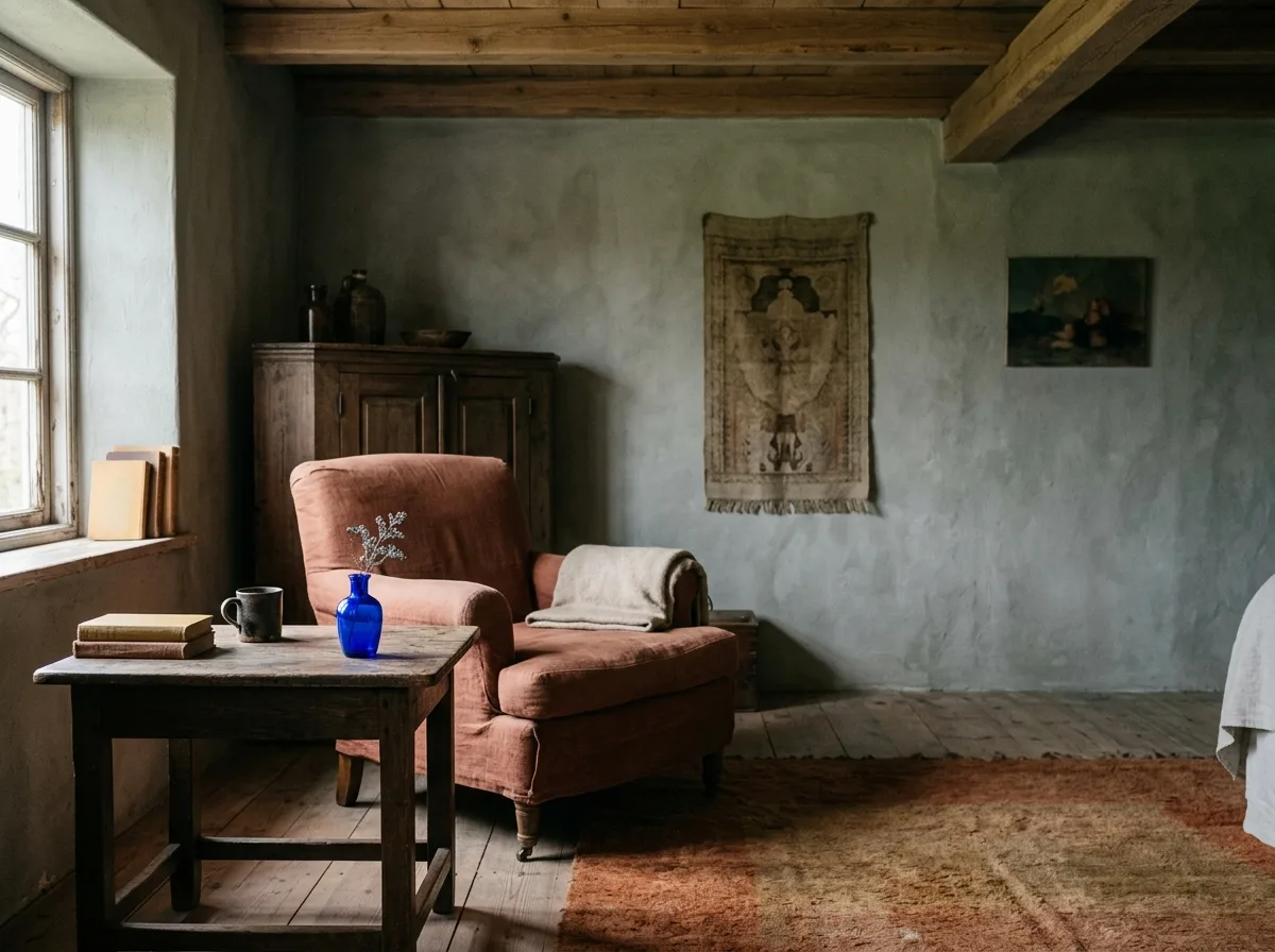 A touch of high saturation: a bright spot in a muted world