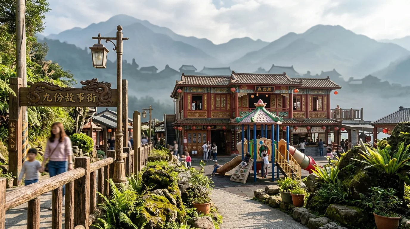 奥行きの3層：前景、中景、背景