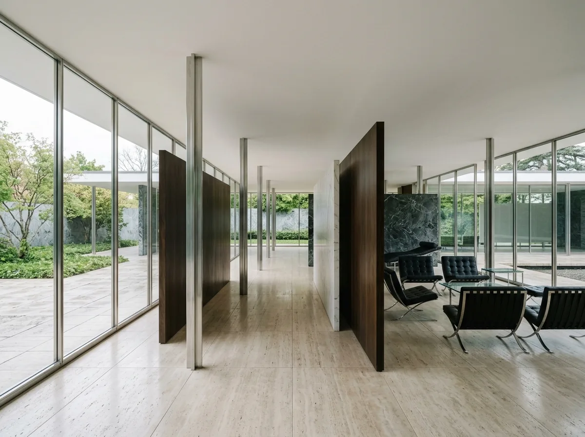 Fluid Spaces: Freestanding Screens Replace Rooms