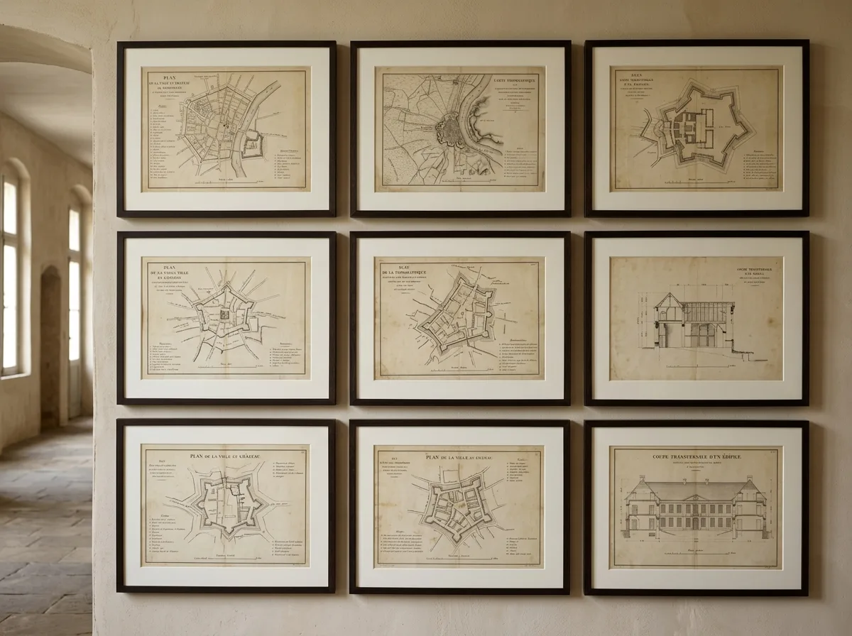 Maps and Blueprints: Framed Documents