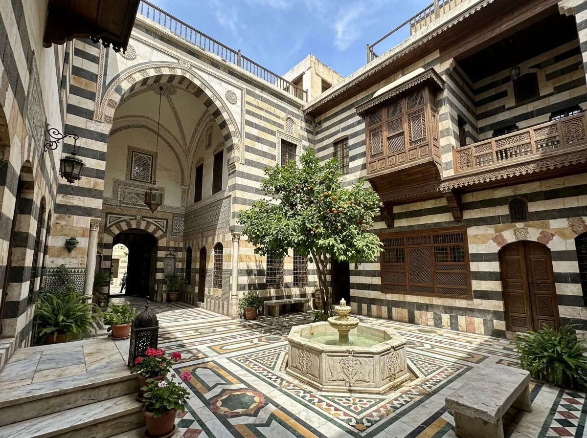 Damascus・Courtyard Panorama