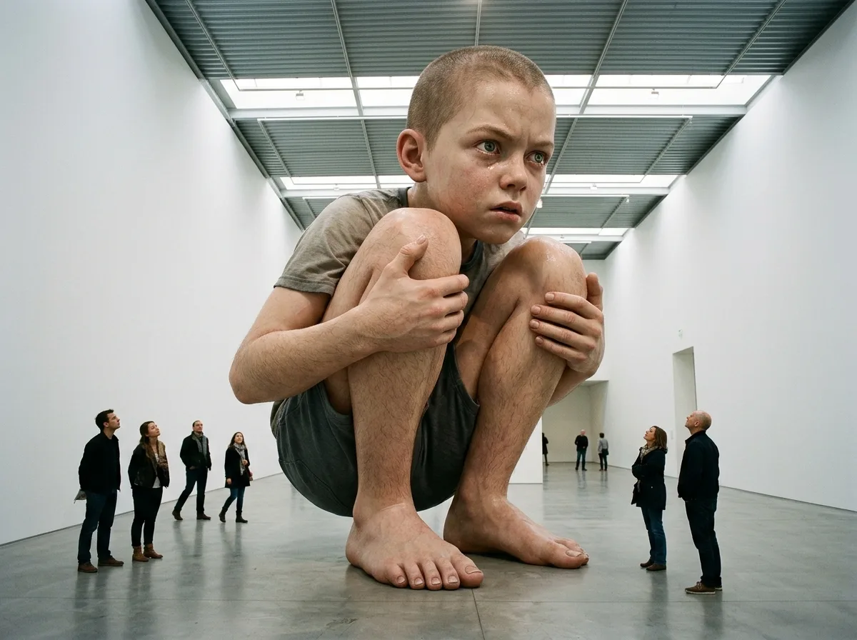 Ron Mueck | Boy: Hyperrealism with All the Wrong Scales