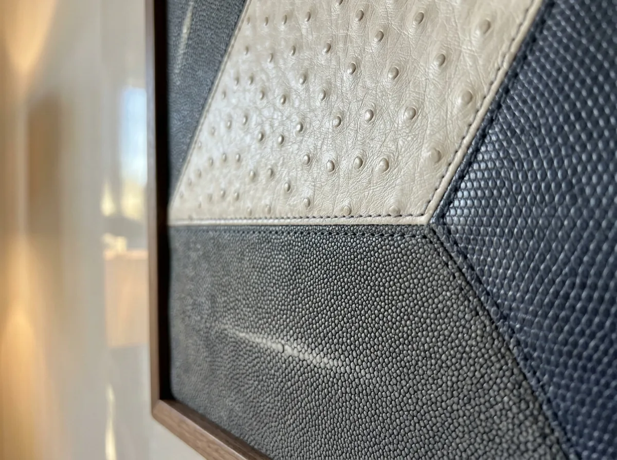 Unusual Leather: The Texture of Shark and Ostrich Skin