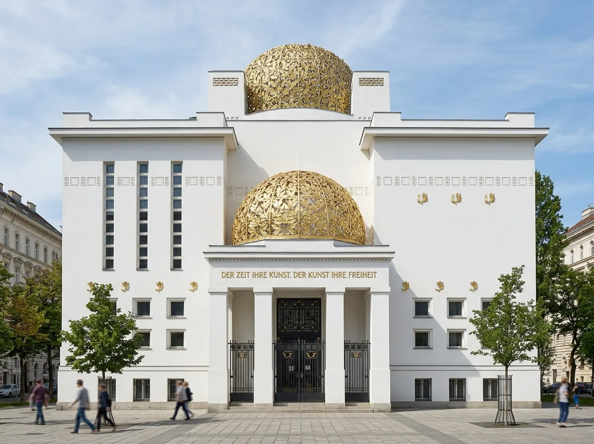 Vienna Secession: Grids, Gold Leaf, and White Walls