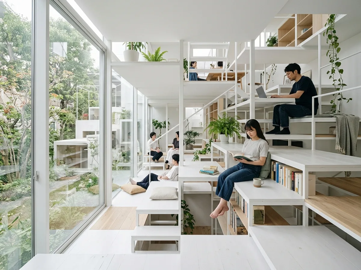 家具与建筑之间：由小型平台构成的亲密领域