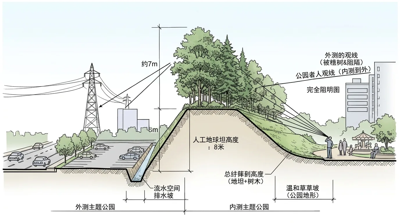 土手：外部世界を遮断する