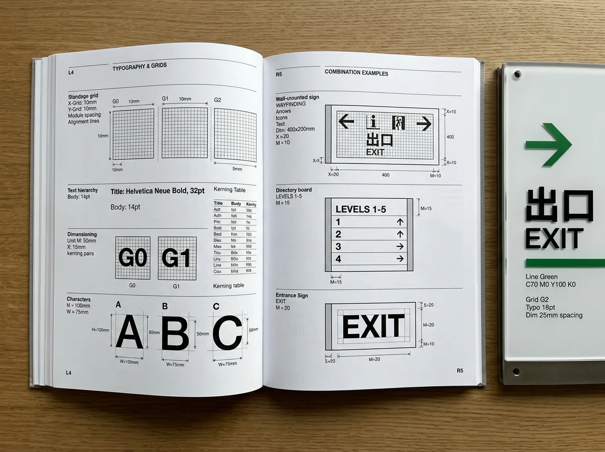 The Manual Itself as Design: Plates, Grids, and Permitted Variations