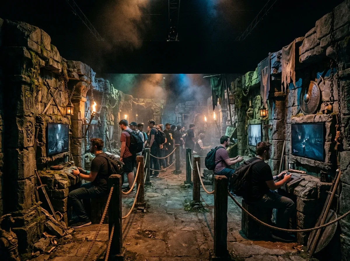 Game Exhibition・Immersive Dark Field: Stepping into the Game World