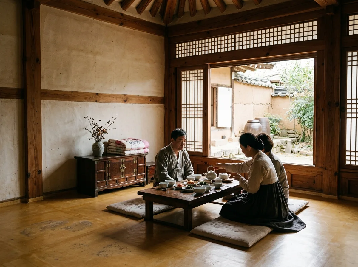 日本様式との違い：床は暖かい